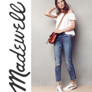 Madewell Blue Straight Leg Jeans